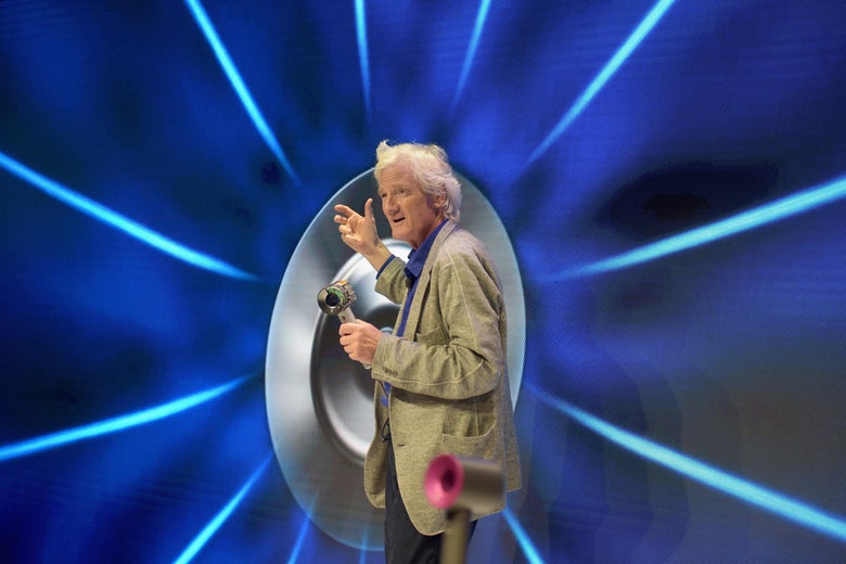 Dyson founder and chief engineer Sir James Dyson speaks onstage during the Dyson Supersonic Hair Dryer launch event on Sept. 14, 2016, in New York City.